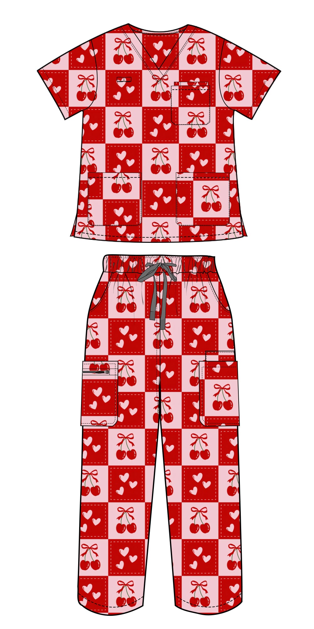 CHERRY CRUSH SCRUB SET