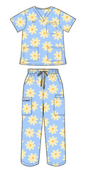 SUNNY DAISY SCRUB SET