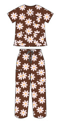 MOCHA DAISY SCRUB SET