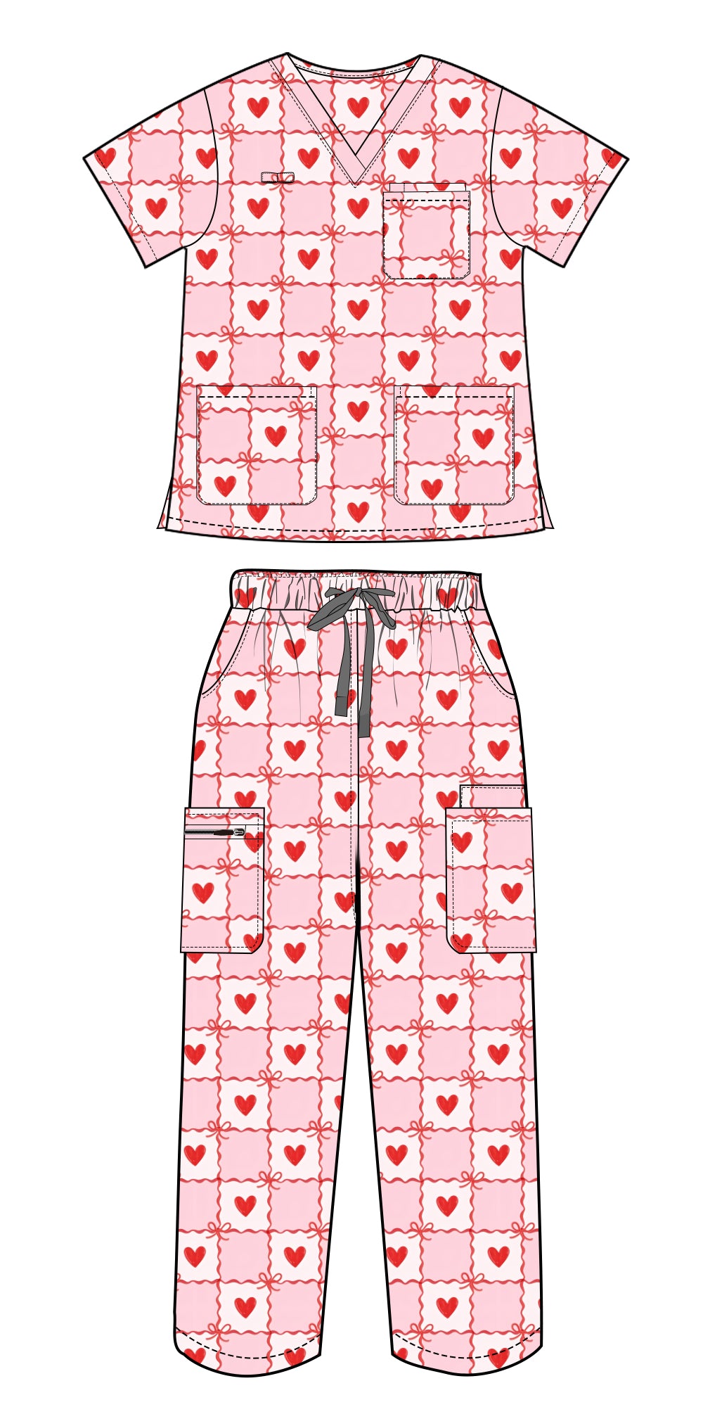 SWEETHEART SCRUB SET