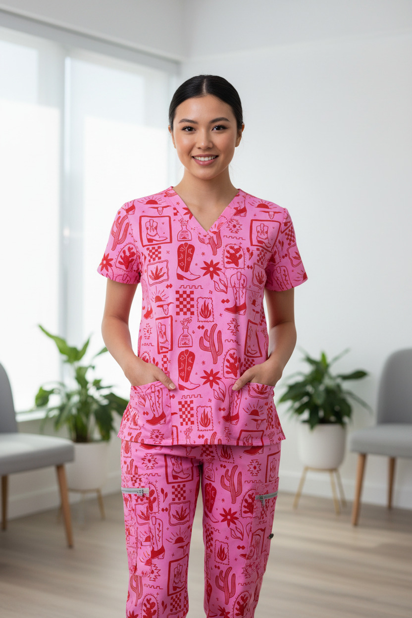 OUTBACK ROSE SCRUB SET